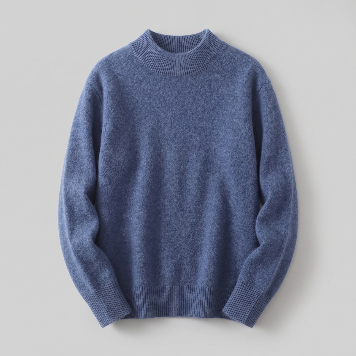 Arlington | Soft Mock Neck Jumper – Relaxed Non-Cling Fit, Warm Not Hot