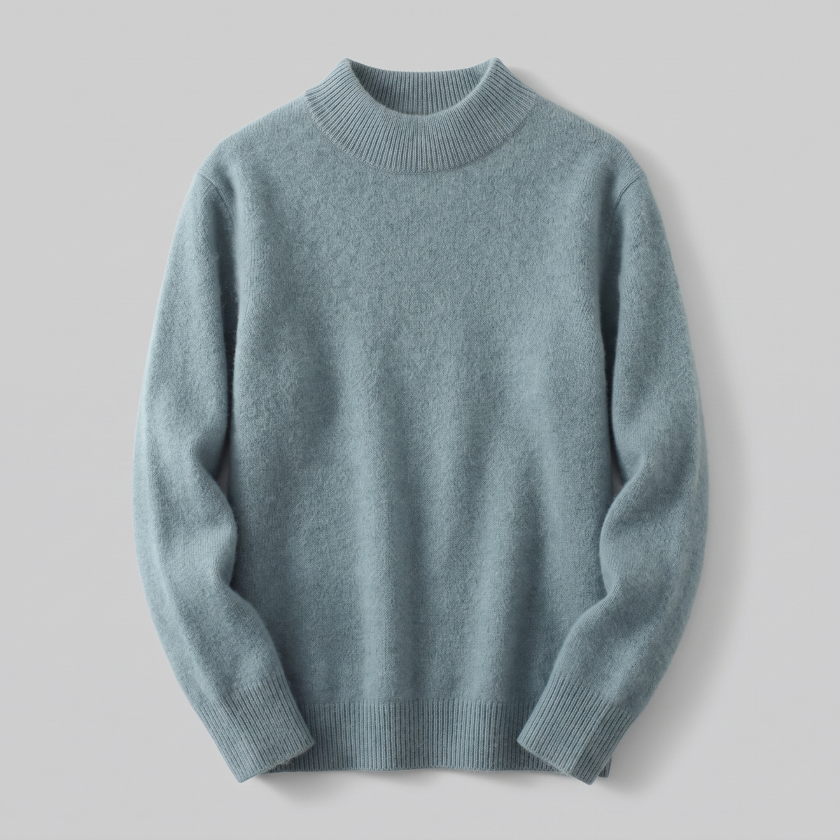 Arlington | Soft Mock Neck Jumper – Relaxed Non-Cling Fit, Warm Not Hot