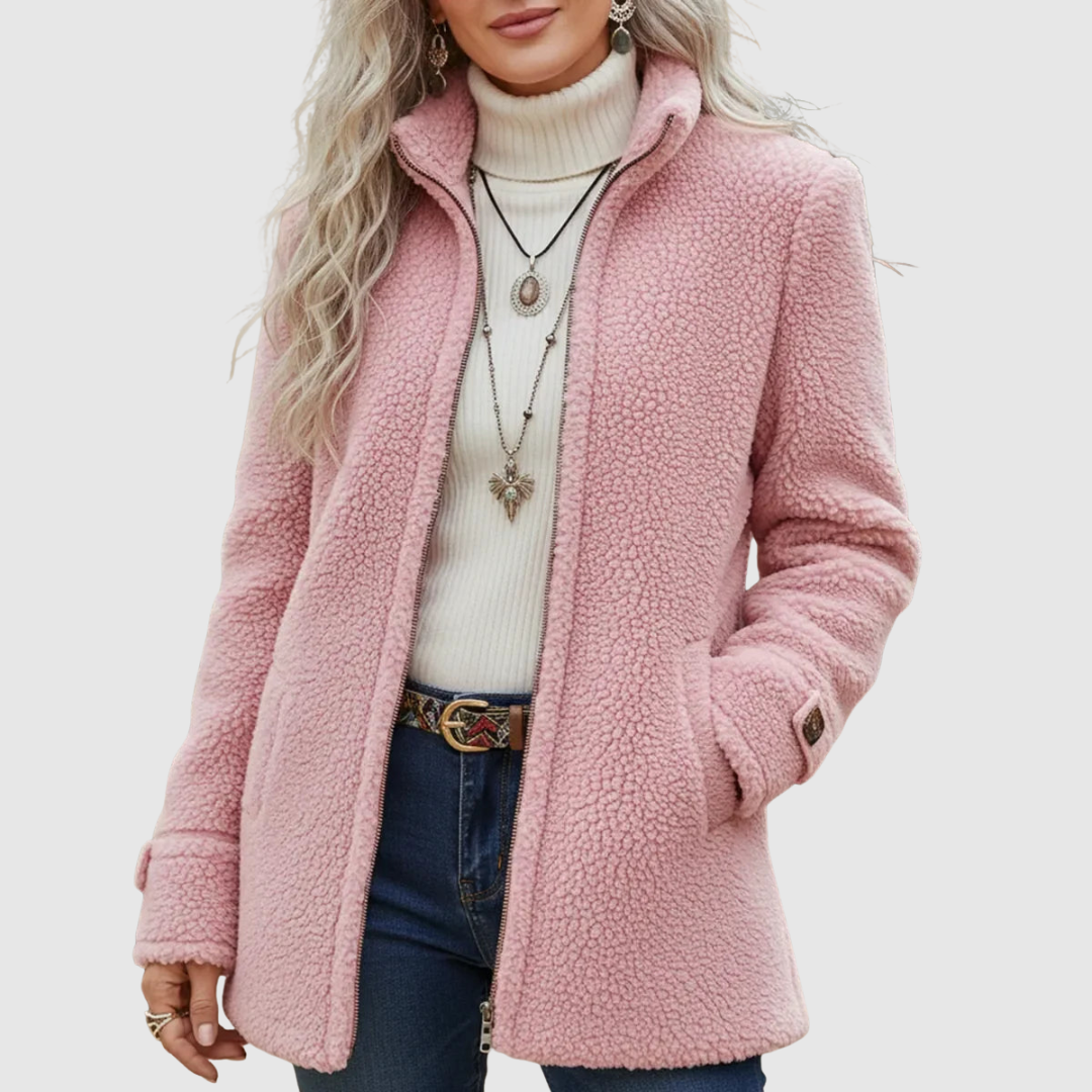 Vanessa™ | Cosy Sherpa Full Zip Fleece Jacket