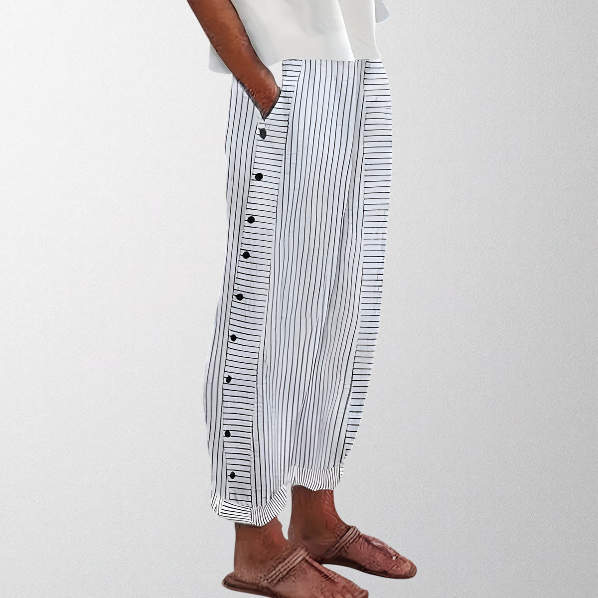 Olivia - Lightweight linen trousers