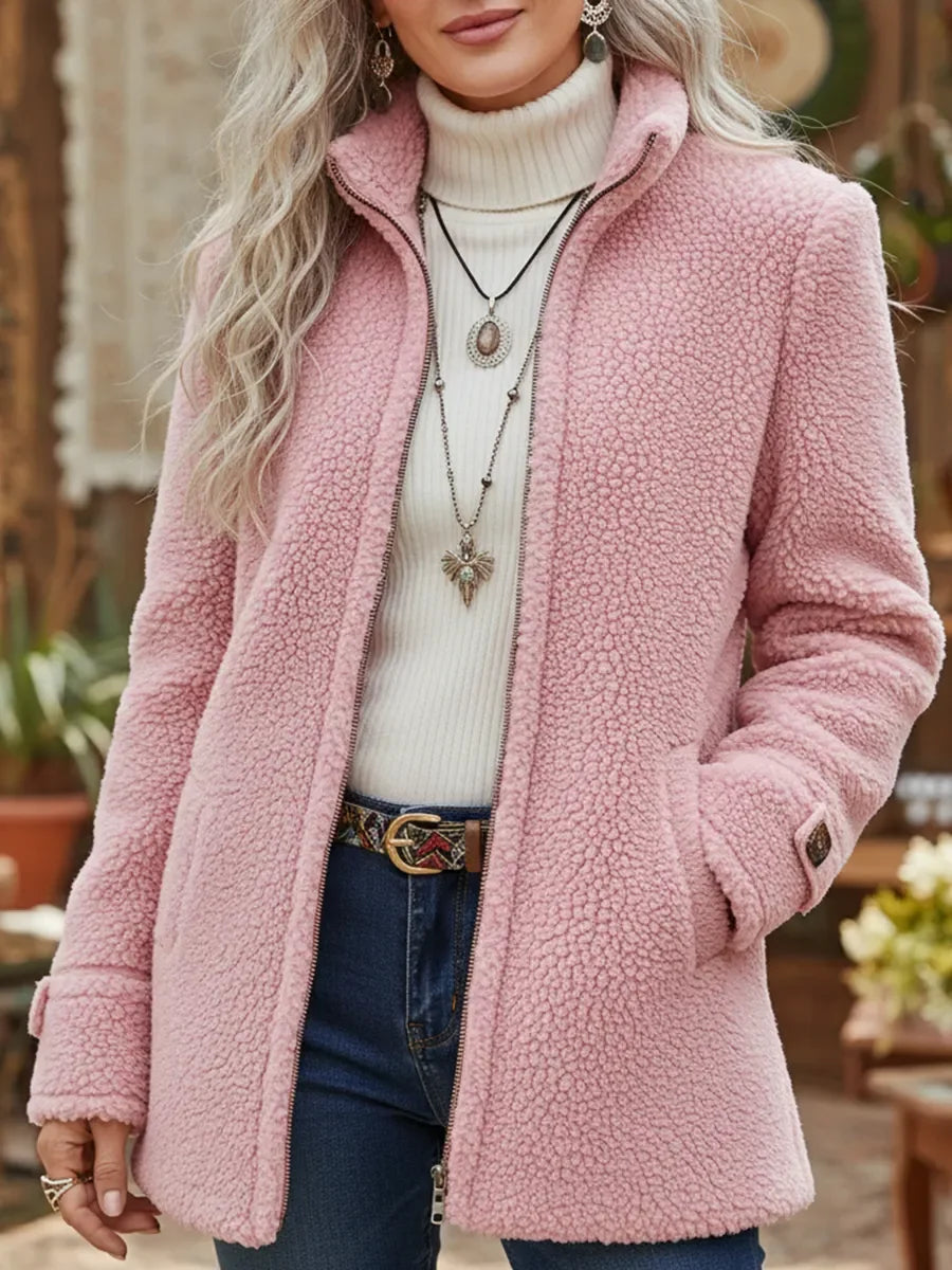 Vanessa™ | Cosy Sherpa Full Zip Fleece Jacket