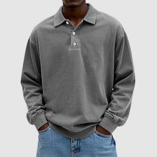 Alfie™ | Classic Cotton Long-Sleeve Shirt