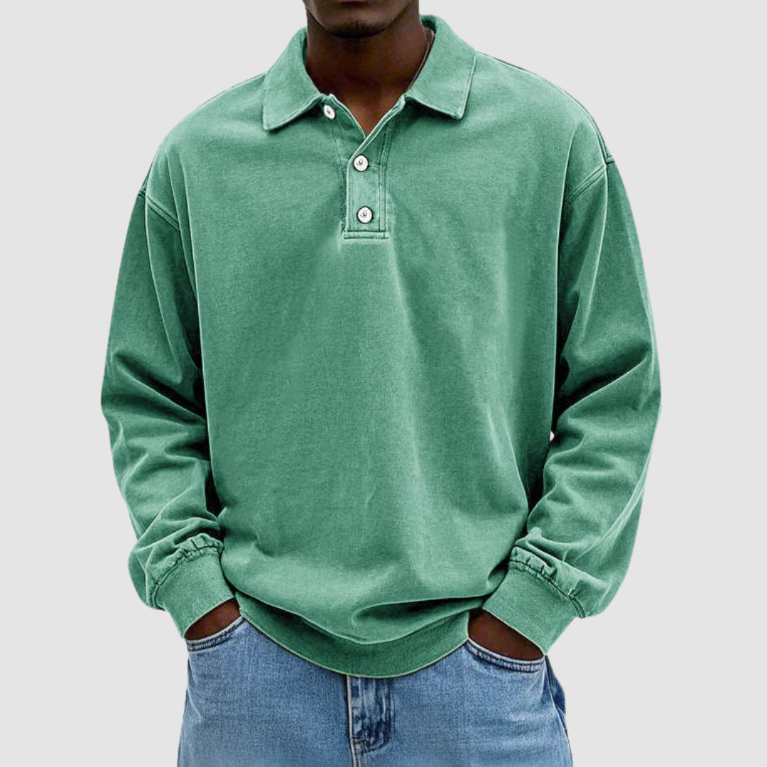 Alfie™ | Classic Cotton Long-Sleeve Shirt