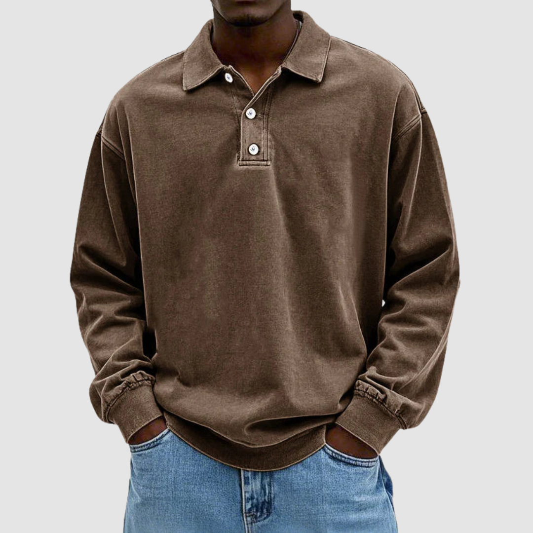 Alfie™ | Classic Cotton Long-Sleeve Shirt
