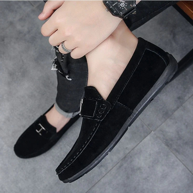 WILLIAM TRIGAS SUEDE LOAFERS