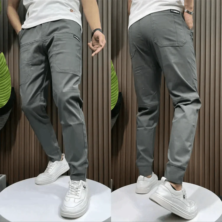 Rael | Slim Stretch Smart Trousers for Men
