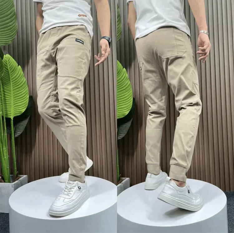 Rael | Slim Stretch Smart Trousers for Men