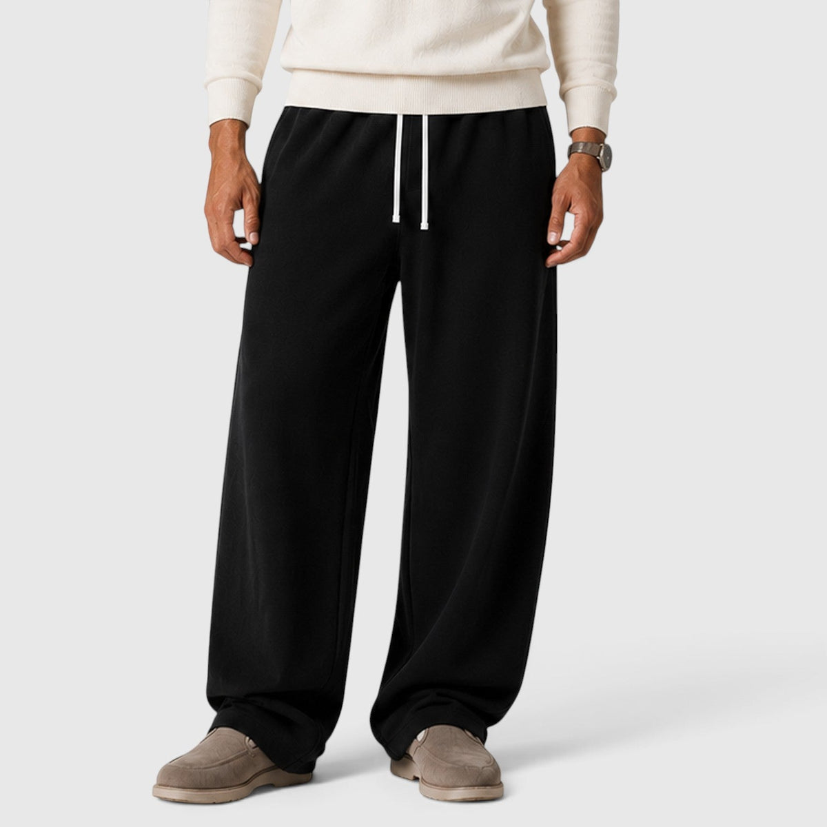 Freddie | Knitted Joggers with Straight Leg