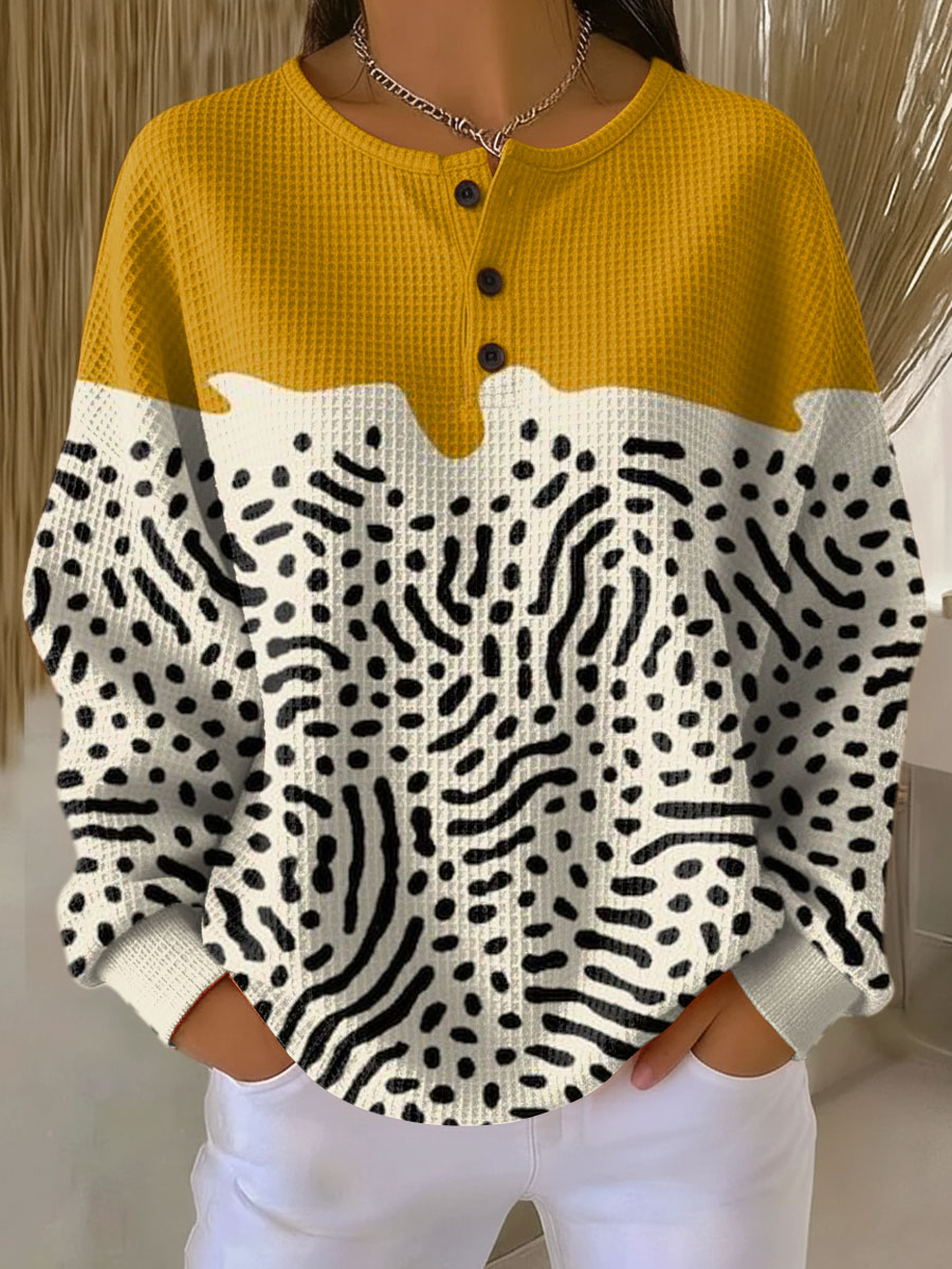 Warm Women’s Waffle-Knit Jumper | Comfort & Softness