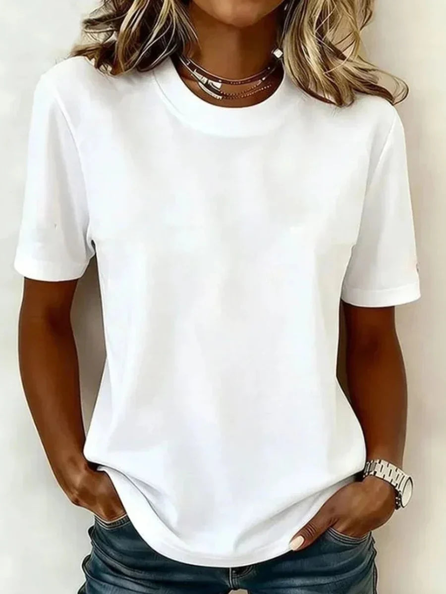 Nancy | Essential Round Neck Top