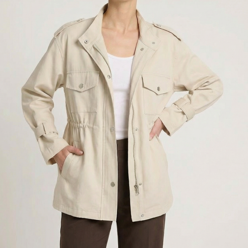 Amélie | Belted Double-Breasted Overcoat – Soft Wool Blend, Flattering Waist