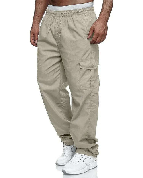 Alfie | Loose Fit Cargo Trousers with Flap Pockets