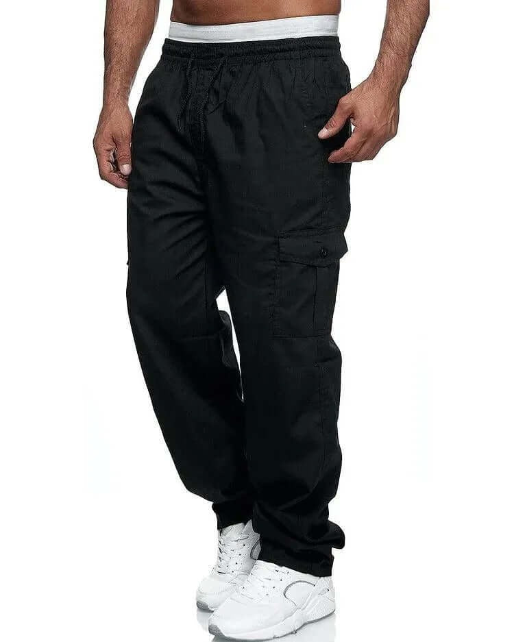 Alfie | Loose Fit Cargo Trousers with Flap Pockets