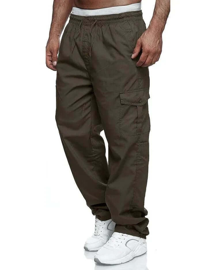 Alfie | Loose Fit Cargo Trousers with Flap Pockets