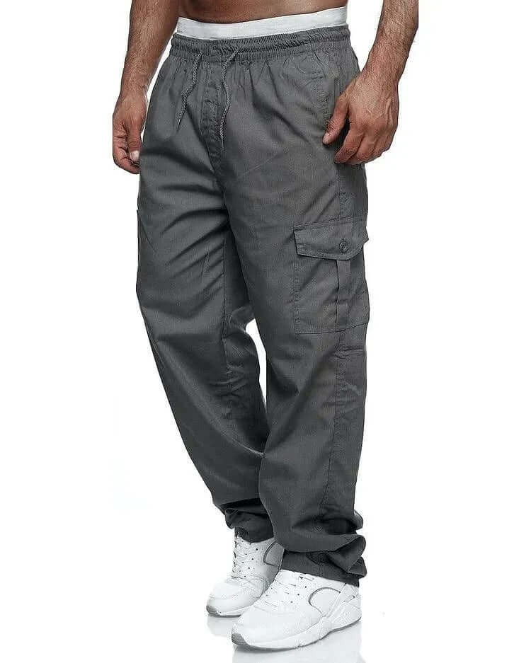 Alfie | Loose Fit Cargo Trousers with Flap Pockets