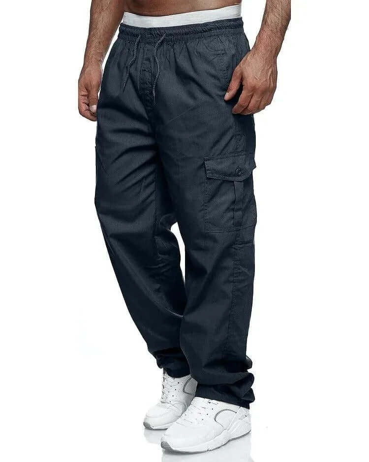 Alfie | Loose Fit Cargo Trousers with Flap Pockets