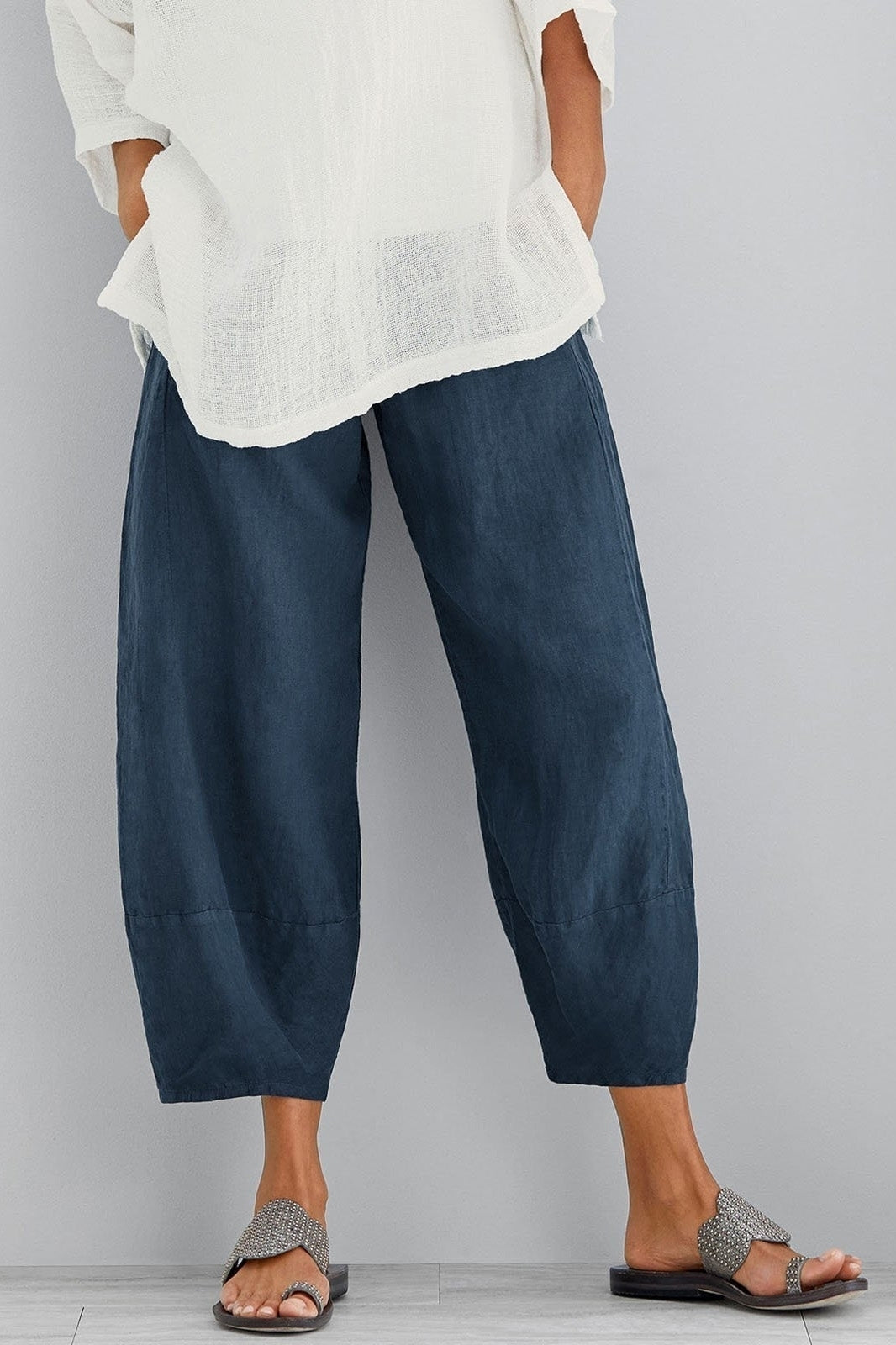Edith | Relaxed Linen Trousers